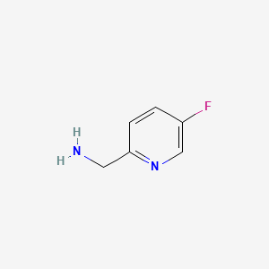 Chemical structure of 2-(Aminomethyl)-5-fluoropyridine
