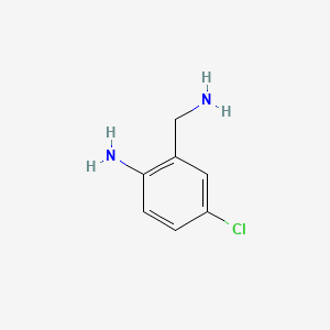 Chemical structure of 2-(Aminomethyl)-4-chloroaniline