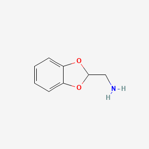 Chemical structure of 2-(Aminomethyl)-1,3-benzodioxole