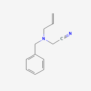 Chemical structure of 2-(Allyl(Benzyl)Amino)Acetonitrile