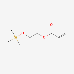 Chemical structure of 2-(ACRYLOXYETHOXY)TRIMETHYLSILANE