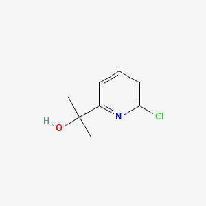 Chemical structure of 2-(6-Chloropyridin-2-yl)propan-2-ol