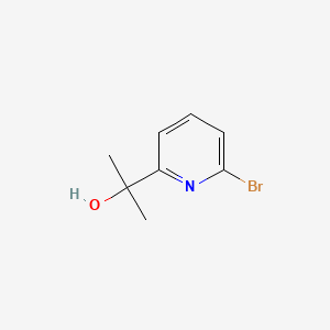 Chemical structure of 2-(6-Bromopyridin-2-yl)propan-2-ol