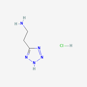 Chemical structure of 2-(5-Tetrazolyl)ethanamine Hydrochloride
