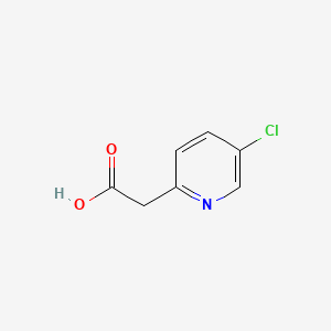 Chemical structure of 2-(5-Chloropyridin-2-yl)acetic acid