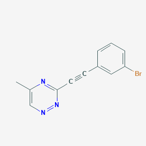 Chemical structure of 2-(5-bromopyridin-3-yl)-1H-benzo[d]imidazole