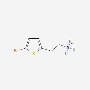 Chemical structure of 2-(5-Bromo-2-thienyl)ethylamine