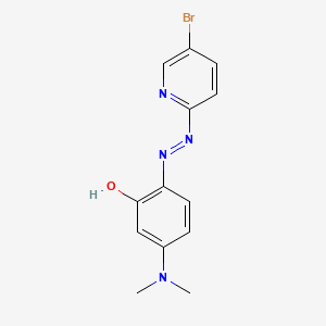 Chemical structure of 2-(5-Bromo-2-pyridylazo)-5-dimethylaminophenol