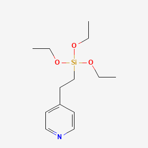 Chemical structure of 2-(4-PYRIDYLETHYL)TRIETHOXYSILANE