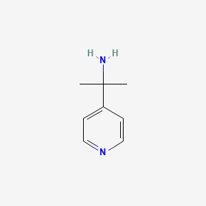 Chemical structure of 2-(4-Pyridyl)-2-propylamine