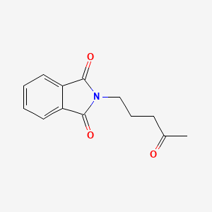 Chemical structure of 2-(4-Oxopentyl)isoindoline-1,3-dione