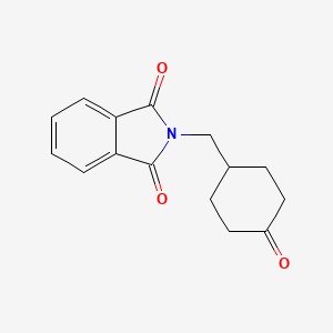 Chemical structure of 2-(4-Oxocyclohexylmethyl)isoindole-1,3-dione