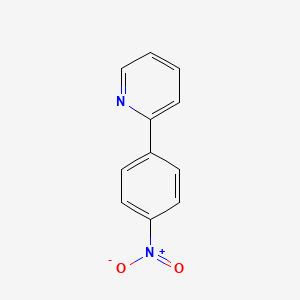 Chemical structure of 2-(4-Nitrophenyl)pyridine