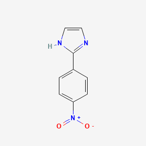 Chemical structure of 2-(4-Nitrophenyl)-1H-imidazole