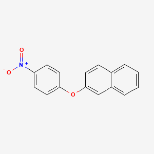Chemical structure of 2-(4-Nitrophenoxy)naphthalene