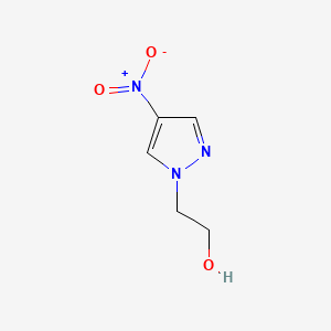 Chemical structure of 1-Hydroxyethyl-4-nitropyrazole
