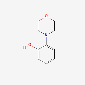 Chemical structure of 2-Morpholinophenol