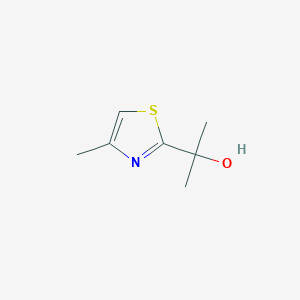 Chemical structure of 2-(4-methylthiazol-2-yl)propan-2-ol