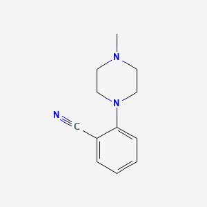 Chemical structure of 2-(4-Methylpiperazin-1-yl)benzonitrile