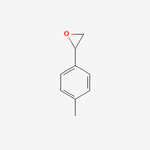 Chemical structure of 2-(4-Methylphenyl)oxirane