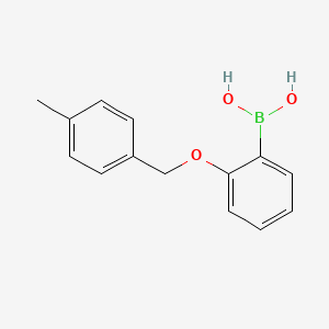 Chemical structure of 2-(4-Methylbenzyloxy) phenylboronic acid