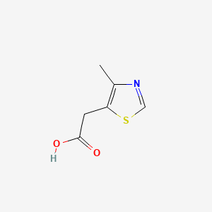 Chemical structure of 4-Methyl-5-thiazoleacetic acid