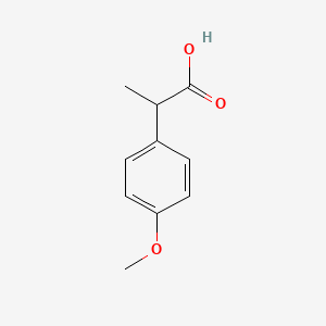 Chemical structure of p-Methoxyphenylpropionic acid