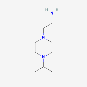 Chemical structure of 2-(4-Isopropylpiperazin-1-yl)ethanamine
