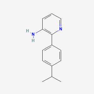 Chemical structure of 2-(4-Isopropylphenyl)pyridin-3-amine