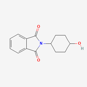 Chemical structure of 2-(4-Hydroxycyclohexyl)isoindoline-1,3-dione