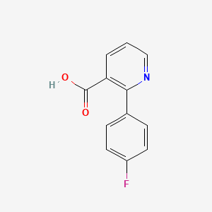 Chemical structure of 2-(4-Fluorophenyl)nicotinic acid