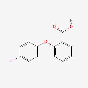 Chemical structure of 2-(4-Fluorophenoxy)benzoic acid
