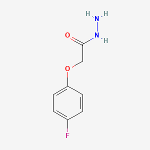 Chemical structure of 2-(4-Fluorophenoxy)acetohydrazide