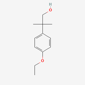 Chemical structure of 2-(4-Ethoxyphenyl)-2-Methylpropanol