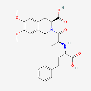 Chemical structure of 2-(4-Diphenylmethyl-1-piperazinyl)ethyl Acetoacetate Oxalate