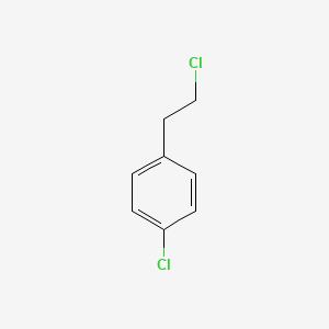 Chemical structure of 2-(4-Chlorophenyl)Ethyl Chloride