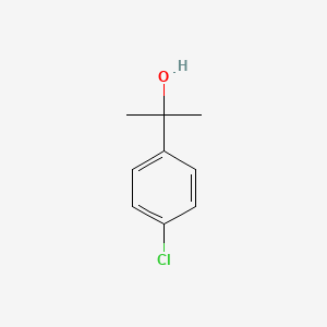 Chemical structure of 2-(4-Chlorophenyl)-2-propanol