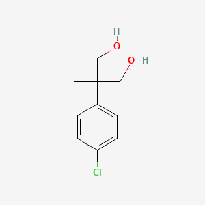 Chemical structure of 2-(4-Chlorophenyl)-2-methylpropane-1,3-diol
