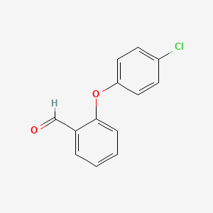 Chemical structure of 2-(4-Chlorophenoxy)benzaldehyde