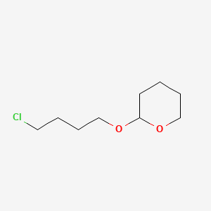 Chemical structure of 2-(4-Chlorobutoxy)tetrahydropyran