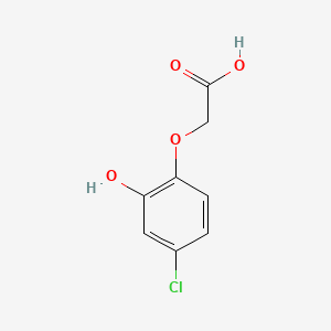 Chemical structure of (4-Chloro-2-hydroxyphenoxy)acetic acid