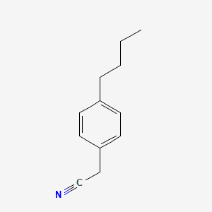 Chemical structure of 2-(4-butylphenyl)acetonitrile