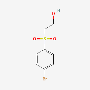 Chemical structure of 2-(4-Bromophenyl)sulfonylethanol