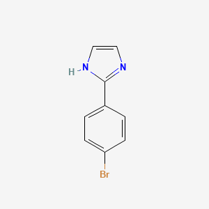 Chemical structure of 2-(4-Bromophenyl)imidazole