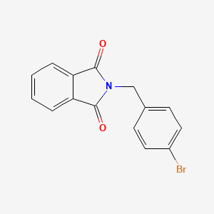Chemical structure of 2-(4-Bromobenzyl)isoindoline-1,3-dione