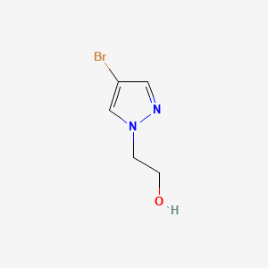 Chemical structure of 2-(4-bromo-1H-pyrazol-1-yl)ethanol