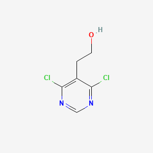 Chemical structure of 2-(4,6-Dichloro-5-pyrimidyl)ethanol