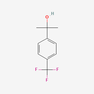 Chemical structure of 2-(4-(Trifluoromethyl)phenyl)propan-2-ol