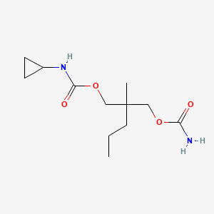 Chemical structure of 2-(4-(tert-Butoxycarbonyl)piperazin-1-yl)propanoic acid