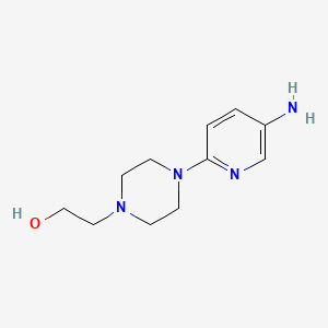 Chemical structure of 2-(4-(5-Aminopyridin-2-yl)piperazin-1-yl)ethanol